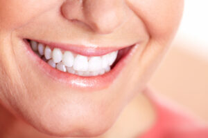woman smiling