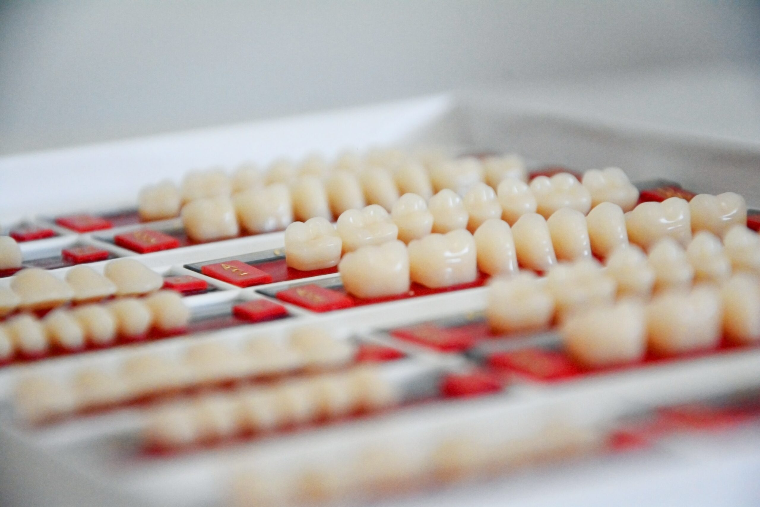 Array of Dental Crowns